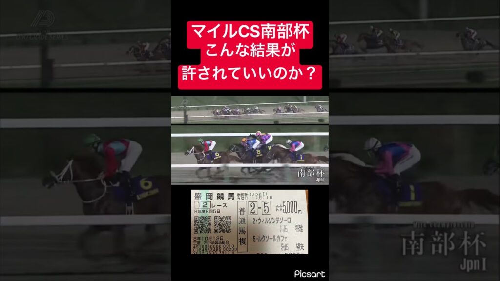 【マイルCS南部盃】こんな結果が許されていいのか？ #競馬