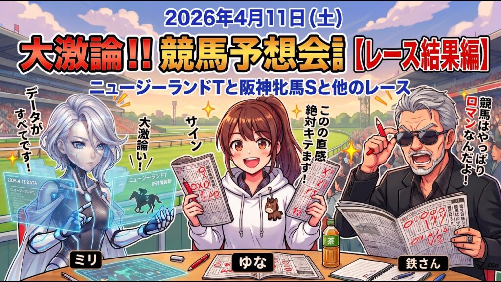 競馬予想 2026年4月11日 レース結果 競馬予想 2026年4月11日 レース結果