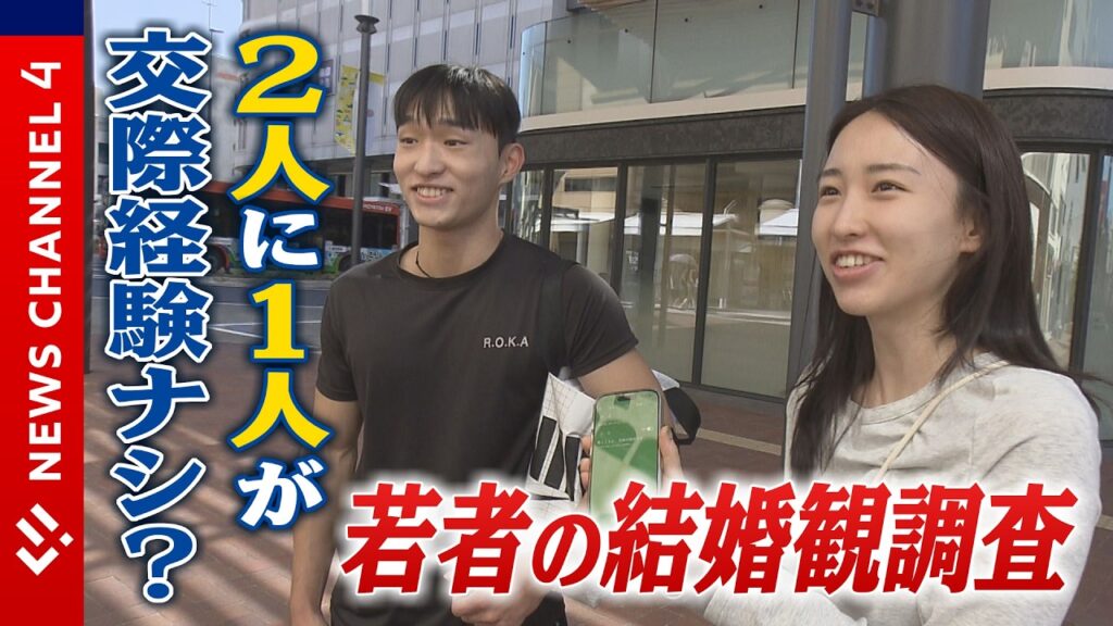 若者の結婚観<NEWS CH.4> 若者の結婚観<NEWS CH.4>