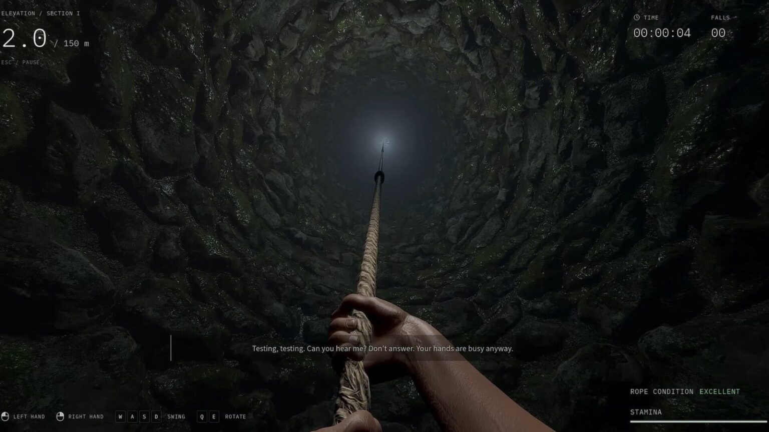 井戸からの脱出目指す高難度ロープ登りゲーム『Well Up』発表。左右の手を別々に操作、“頼みの綱”は滑るしちぎれる – AUTOMATON 井戸からの脱出目指す高難度ロープ登りゲーム『Well Up』発表。左右の手を別々に操作、“頼みの綱”は滑るしちぎれる - AUTOMATON