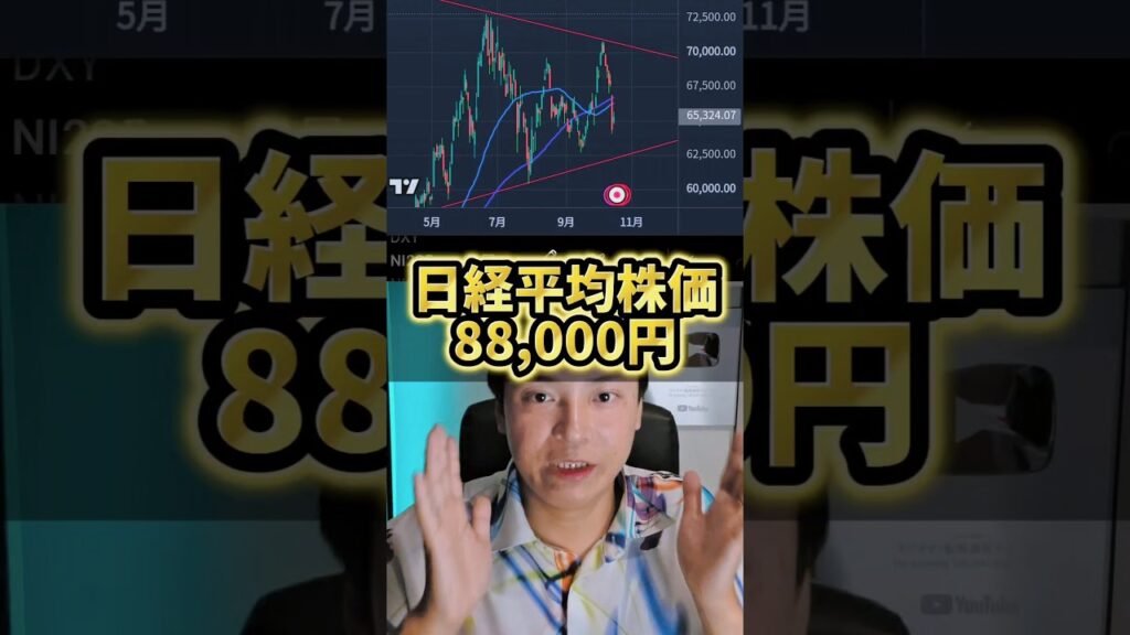 日経平均株価8万8000円へ！いつ？