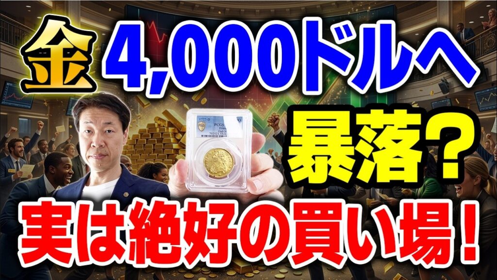 UBS衝撃予測！金価格5,400ドルへ！4,000ドルへの下落は絶好の買い場なのか？