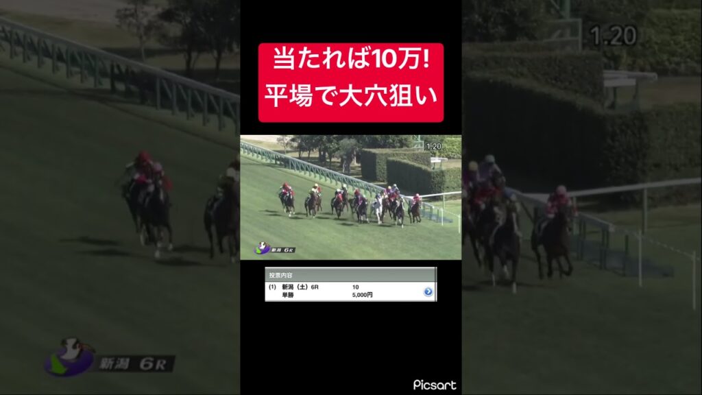 【当たれば10万】平場で大穴狙い目してみた結果… #競馬