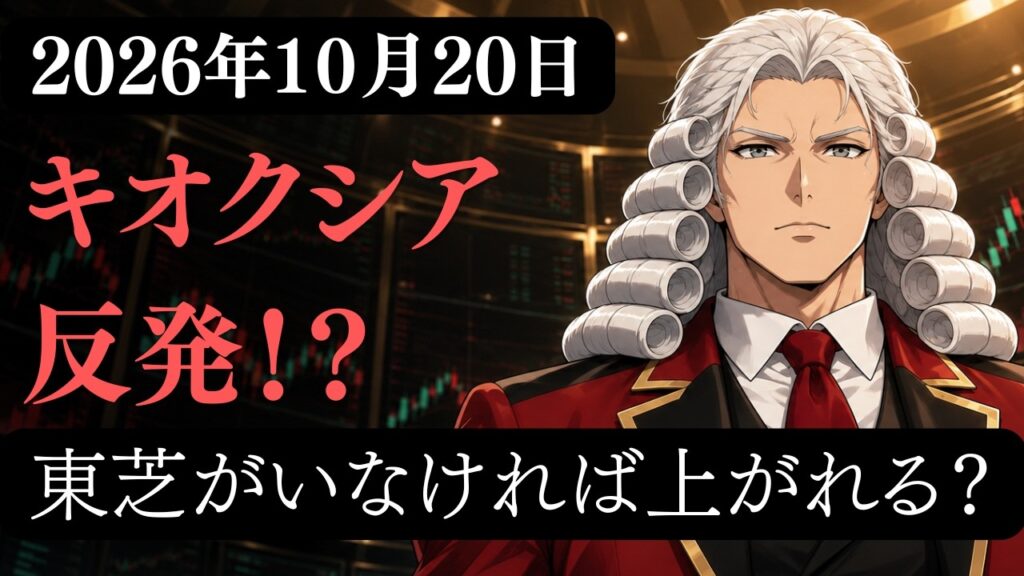 10月20日 日経平均株価ライブ|ブラックマンデー回避!?キオクシア半導体に買いか?!それとも… 10月20日 日経平均株価ライブ|ブラックマンデー回避!?キオクシア半導体に買いか?!それとも…
