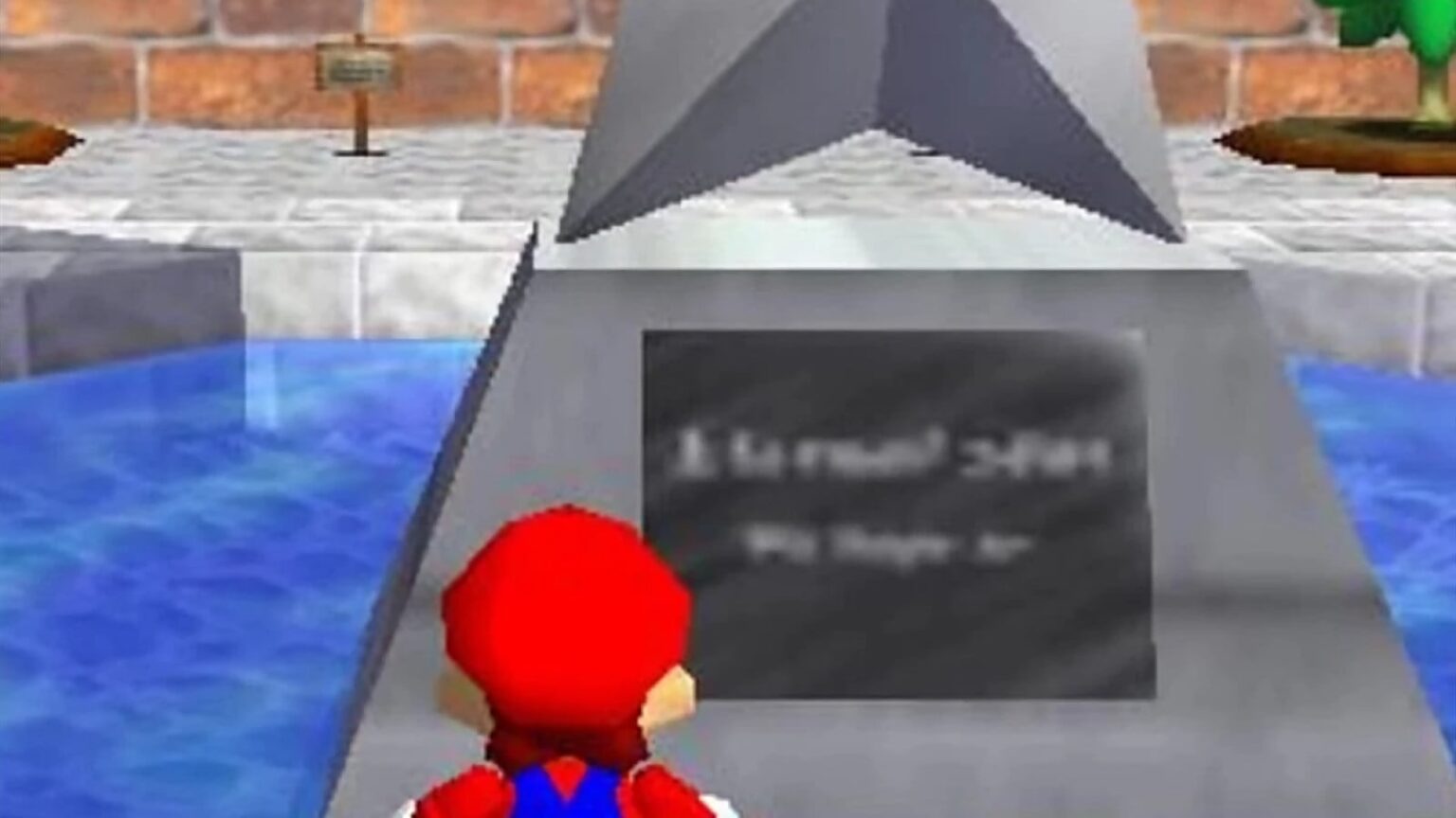 『スーパーマリオ64』にて“かすれすぎて読めず30年議論されていたメッセージ”、徹底検証され「Eternal Star」だった説浮上。執念がすごい、でも怪しさもすごい - AUTOMATON