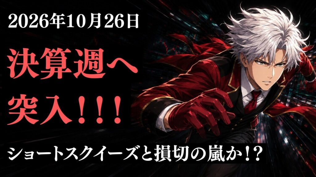 10月26日　日経平均株価ライブ｜日経6万2000円キープできるか！？ファナック好決算でフィジカルAIどうなる！？キオクシアはどうなっちゃうんだい！
