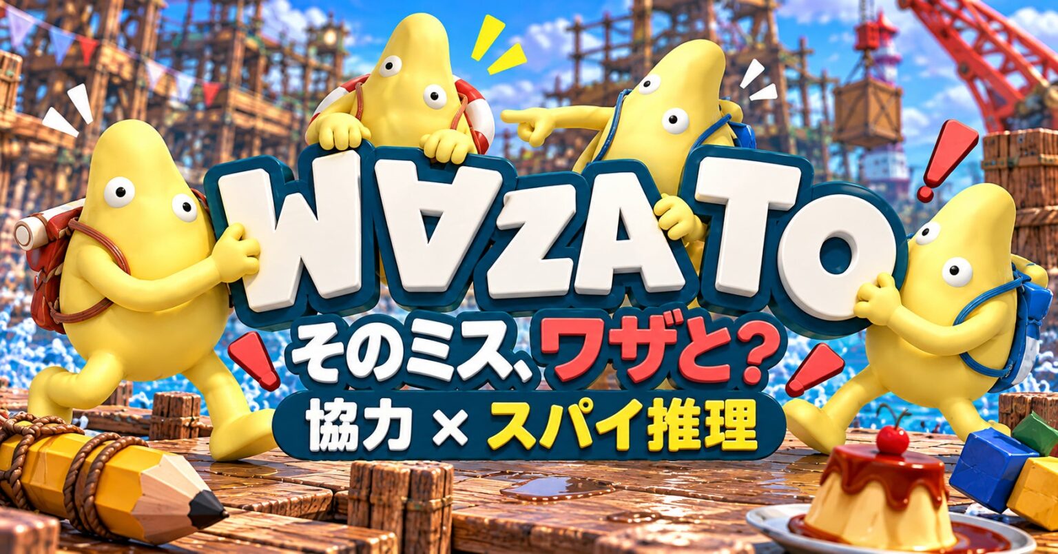 『WAZATO — そのミス、ワザと？』10月30日（金）Steamで発売。Steamキーが抽選で10名に当たる、発売記念キャンペーン第2弾を開始 | ニチコマ合同会社のプレスリリース