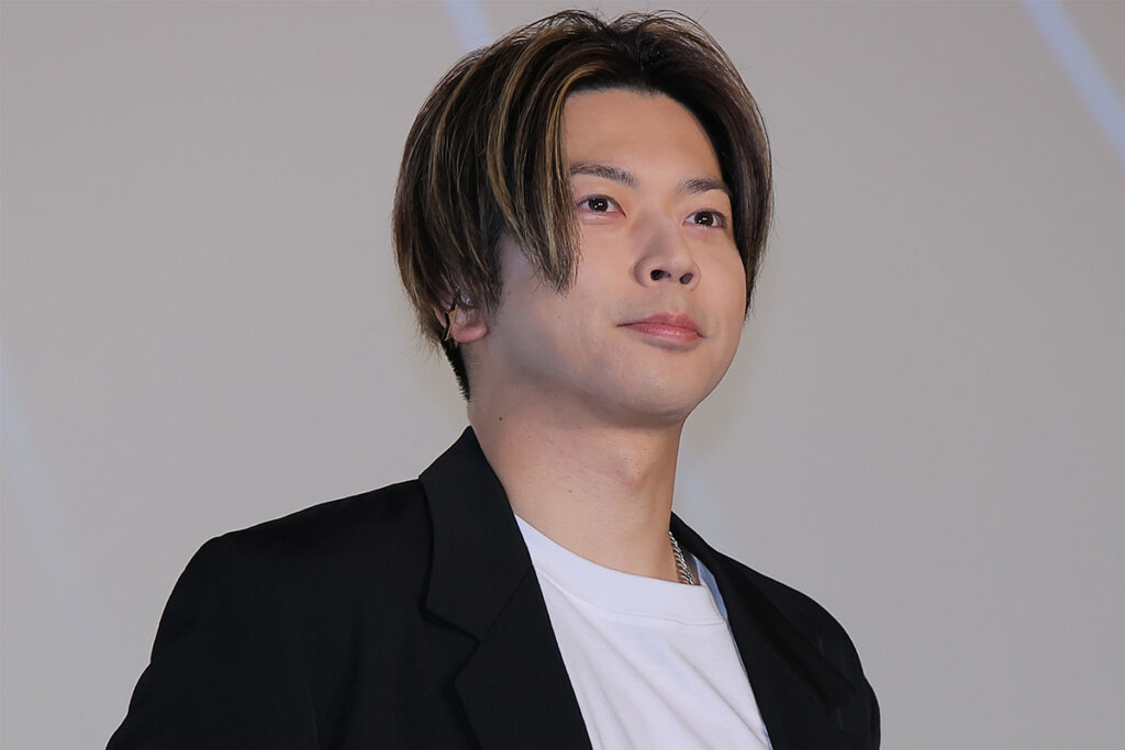 大ヒット御礼舞台あいさつに登壇したNEWSの増田貴久【写真：ENCOUNT編集部】