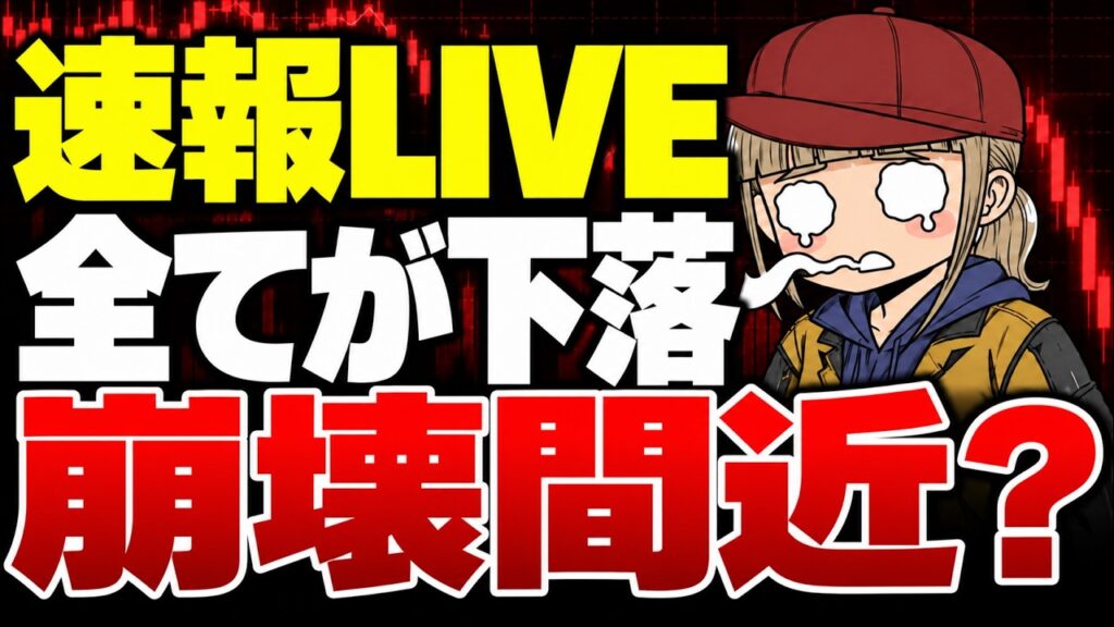 【LIVE】株・金も下落！Binanceは崩壊するのか？今後はどうなる？