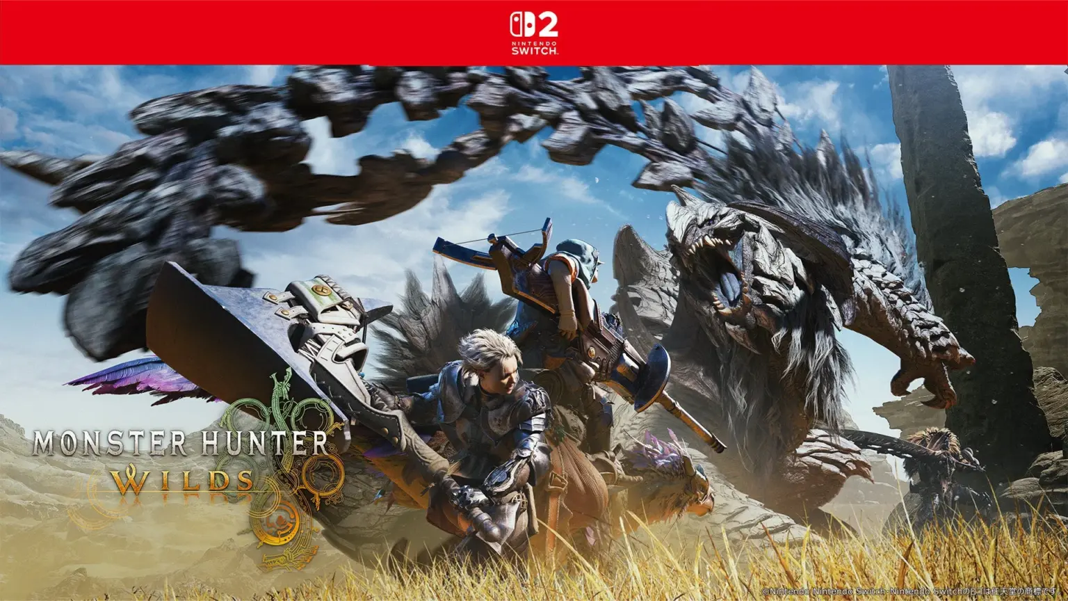 Nintendo Switch 2版『モンスターハンターワイルズ』のキービジュアル