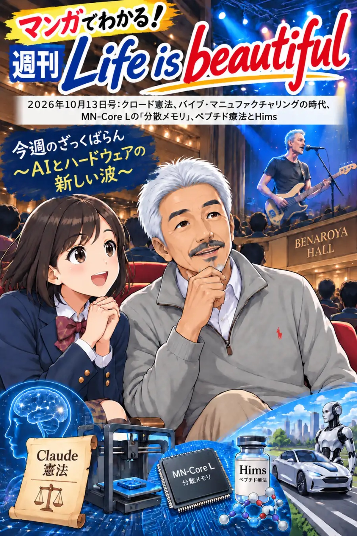 週刊 Life is beautiful 2026年10月13日号の漫画版表紙