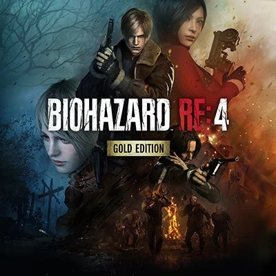 BIOHAZARD RE:4 Gold Edition のパッケージ風ビジュアル