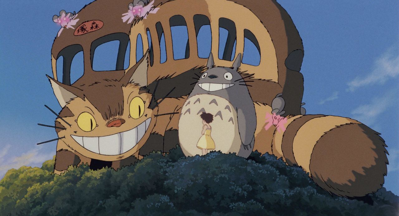 いなくなった妹・メイを探すサツキのために、トトロがネコバスを召喚する場面  © 1988 Hayao Miyazaki/Studio Ghibli