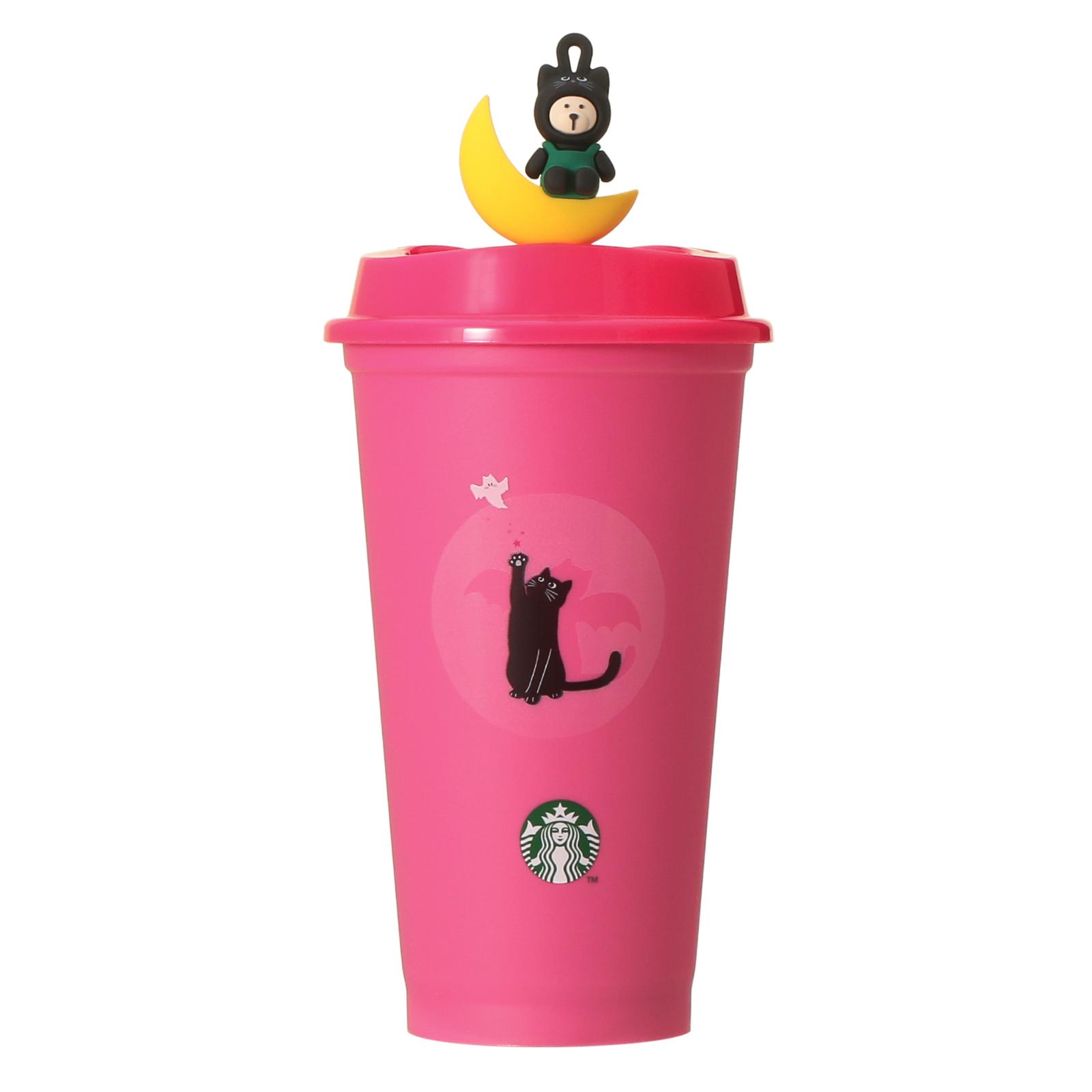 「ハロウィン2026カラーチェンジングリユーザブルカップ473mL」700円 ※「ハロウィン2026リユーザブルカップ専用ドリンクホールキャップベアリスタキャット」とのセット価格：1,350円