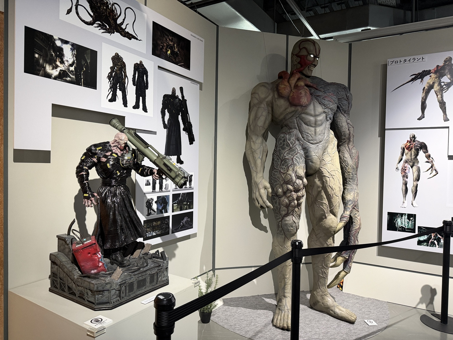 渋谷BEAM 4F BEAMギャラリー「THE WORLD OF BIOHAZARD 30周年展」会場　©CAPCOM