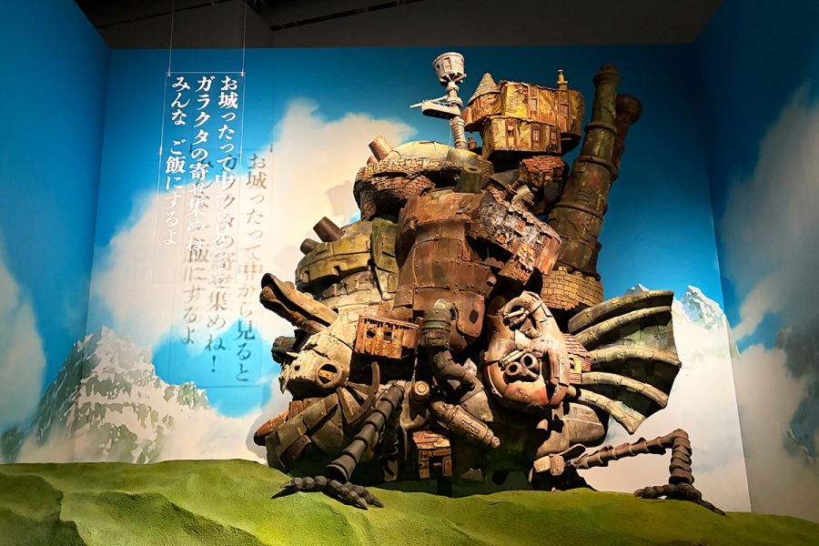 『ハウルの動く城』が動く立体造形物（Lmaga.jp撮影）