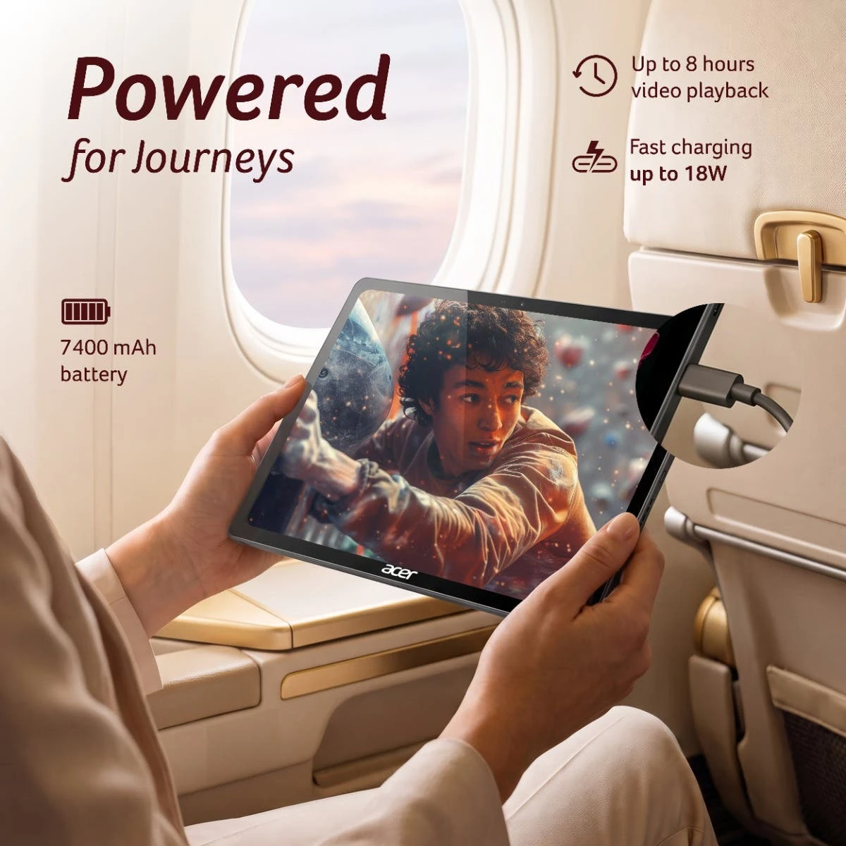 Acer Iconia Tab 11の薄さ