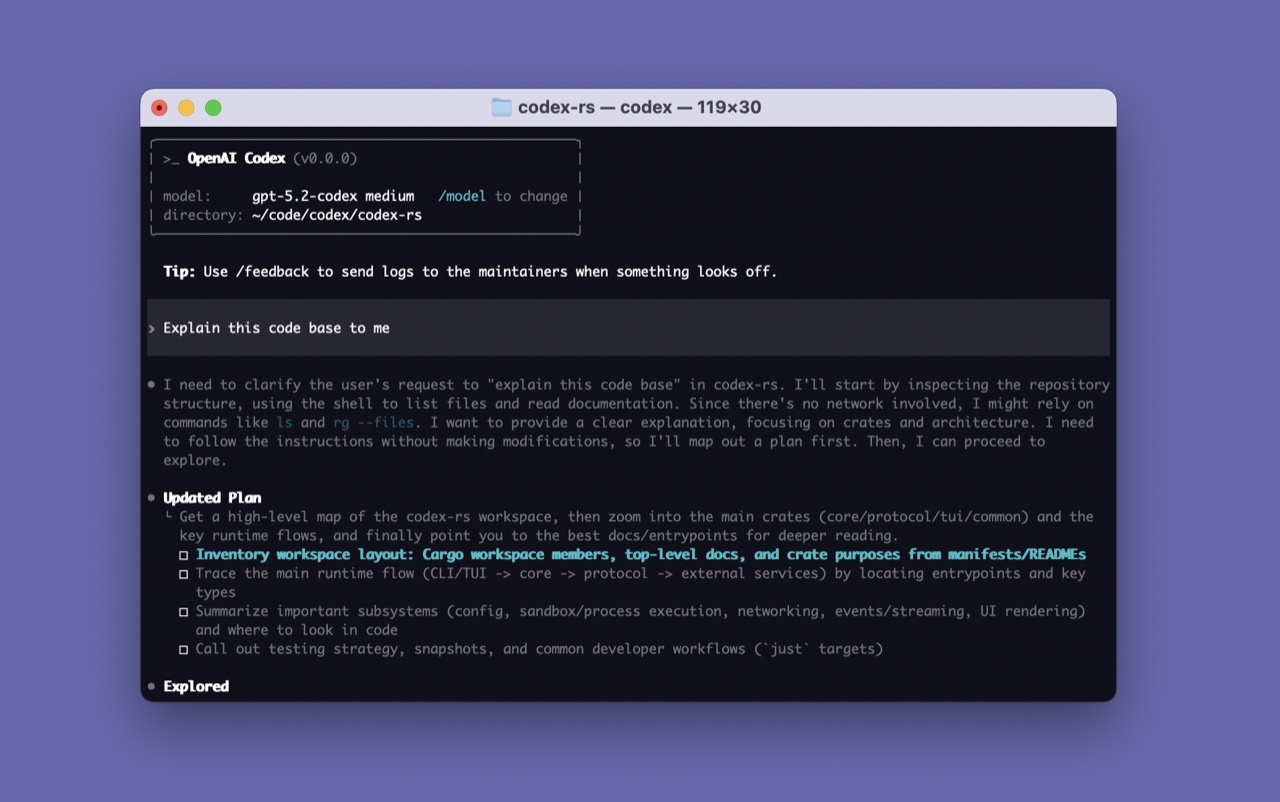 OpenAIが公式に公開したCodex CLIの紹介画面。出典：OpenAI