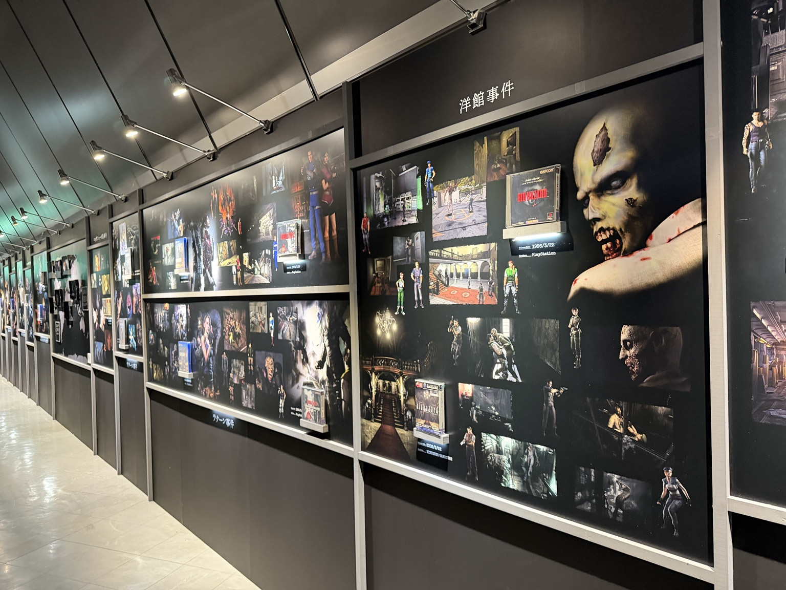 渋谷BEAM 4F BEAMギャラリー「THE WORLD OF BIOHAZARD 30周年展」会場　©CAPCOM