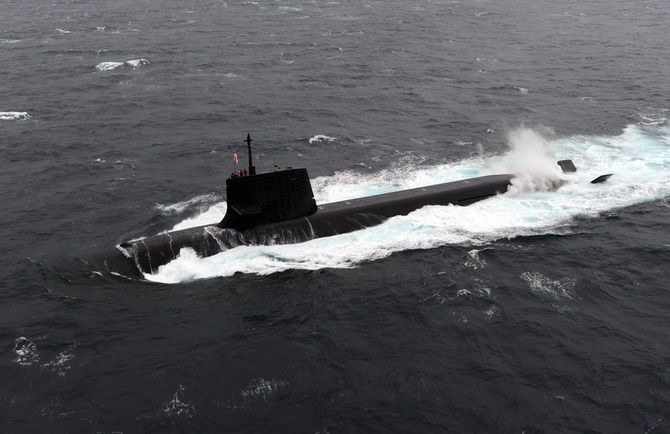 501「そうりゅう」　出典：海上自衛隊ホームページ