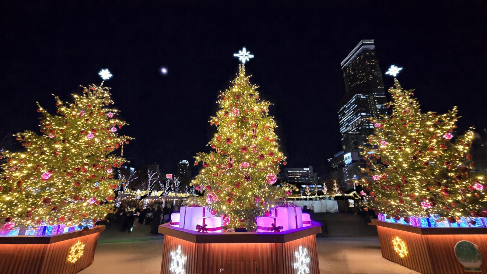 「クリスマスマーケット in 大阪」てんしばで、きらめくツリーに囲まれて味わうドイツグルメ｜写真1