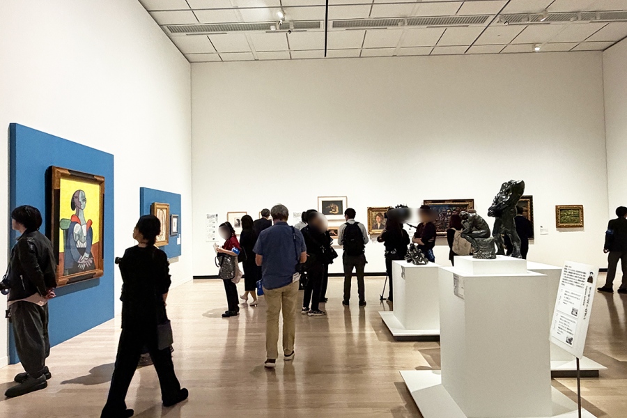 『ＮＨＫ日曜美術館５０年展』会場の様子（Lmaga.jp撮影）
