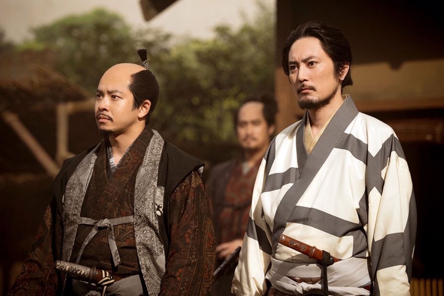 『豊臣兄弟！』第38回の場面より、写真左から、羽柴秀長（池松壮亮）、筆屋の主人・才蔵（間宮祥太朗）(C)NHK