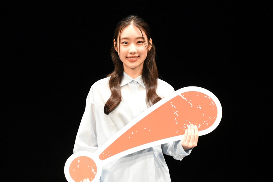 『豊臣兄弟！』パブリックビューイングイベントに登壇したあさひ役・倉沢杏菜　(C)NHK