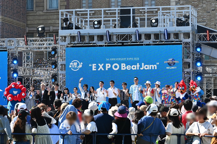 『“EXPO Beat Jam”』の出演者（10月13日・USJ／Lmaga.jp撮影）